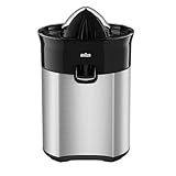 Braun TributeCollection CJ 5050 BK, Exprimidor Eléctrico de Cítricos con Tecnología Start & Stop, Sirve Directamente al Vaso, Tapa de Protección Incluida, 60W, Negro