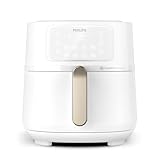 Philips Airfryer Serie 5000 XXL, 7,2 L (1,4 kg) - 6 porciones, 16 en 1 Freidora de aire, conexión Wifi, 90% menos de grasa con tecnología exclusiva Rapid Air, app HomeID. Blanco(HD9285/00)