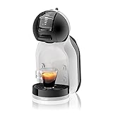 Nescafé Dolce Gusto De'Longhi Mini Me - Máquina de Café de Cápsulas para Espresso, EDG155.BG, 0.8 L, Color Gris/Negro