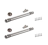 Resorte descendente amortiguador piston de gas lote pack de 2 unidades potencia de aguante de peso 60N,80N,100N,120N, resorte para puertas abatibles de mueble cocina armarios (120N)