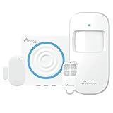 Nivian-Sistema de Alarma para Casa y Negocios Sin Cuotas Mensuales | Kit de Alarma WiFi con Control Remoto a través de App Tuya | Función SOS | Fácil Instalación Sin Cables