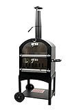 Koopman International E12300070 Horno Barbacoa, Negro, 162x50x37,6 cm