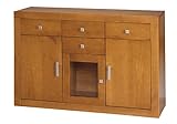 Dogar Kynus Recto, Aparador de 3 Puertas y 3 cajones, Medidas: 42x130x86 cm.