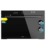 Cecotec Horno Bolero Hexa AF319000 Glass Black A, Clase A, 133 L, 11 Funciones con Función AIrFryer, Función Pizza Master, Steam Assist, Easy Clean, 5 Posiciones de bandejas