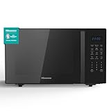 Hisense H29MOBS9HG-Microondas Con Grill, 29L, Plato Giratorio XL, Múltiples Niveles de Potencia, Puerta Cristal Templado, Programas Automáticos, Temporizador de Cocción, Negro