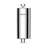 Phillips - AWP1775CH - Filtro de Agua para Ducha, Purificador, Elimina el Cloro Residual y Las impurezas, Duración 50.000 litros, Cromado