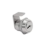 IFAM Cerradura de Lengüeta C111F, Para Buzones, Taquillas, Muebles, Armarios, Cajones, Incluye 2 Llaves de Serreta, Aleación de Zinc, Seguridad y Protección