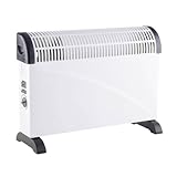 Convector 2000W con turbo | Termoconvector | Convector eléctrico bajo consumo | Convector de calor de aire | Turboconvector