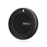 MiLi Bluetooth Tracker para Android, Autorizado por Google, Key Finder, Luggage Tracker, Localizador de Objetos Compatible con Google Encontrar mi Dispositivo App, Smart Tracker (Negro-1Pack)