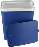 Mugar- Neveras de Playa Azules de Varios Tamaños con Asa y Cierre Hermético- Neveras de 5 a 29 litros de Color Azul (Nevera 5 litros)