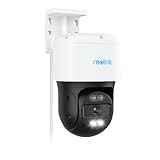 Reolink 4K 8MP PT Camara Vigilancia PoE Exteriores con focos, Pan 355° y Tilt 90°, Auto-Seguimiento, detección de Persona/vehículo/Mascota, visión Nocturna en Color, Audio bidireccional, RLC-830A