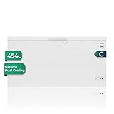 Svan Congelador horizontal Blanco SCH4600CDC. Capacidad 454 Litros, Dual Cooling, 2 Cestas, Bajo nivel Sonoro, Eficiencia Energética Clase C