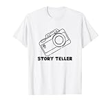 Cámara Kawaii Funny Story Teller Fotógrafos Foto Camiseta
