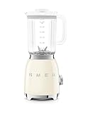 SMEG BLF03CREU Licuadora, Plastic, 4 Velocidades, Black