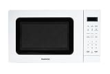 DAEWOO Horno microondas digital blanco | 20 litros | Pantalla LED con temporizador digital | 700 W | 11 niveles de potencia | Ajustes para cocción automática, descongelación y descongelación rápida