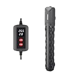 Juliaqua - Calefacción para acuario con pantalla de temperatura ecológica, calentador ajustable 25 W/50 W/100 W/200 W/300 W/500 W (E-100 W)