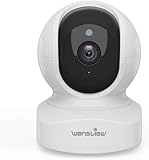 wansview Camara Vigilancia WiFi Interior - 2K Camaras Vigilancia Domicilio WiFi, Alerta de Movimiento, Compatible con Alexa, Audio Bidireccional para Bebe, Mascotas, Color Blanco