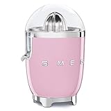 SMEG CJF11PKEU Exprimidor de cítricos, 70 W, 0.6 litros, Plastic, Rosa