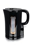 emerio WK-125130 - Hervidor de agua (1,7 l, 2200 W, sin BPA, elemento calefactor de acero inoxidable, indicador de nivel de agua, apagado automático, protección contra el funcionamiento en seco,