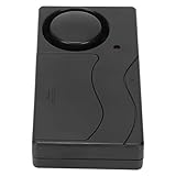 Alarma de vibración inalámbrica de 110 DB, 10 niveles ajustables, alarma de seguridad para bicicleta con mando a distancia para puerta ventana