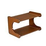 Estantes de Escritorio Organizador de Madera, Estanteria de Escritorio, Estanteria Sobremesa 2 Niveles, Estante Escritorio, Estanteria Madera, Estantería Escritorio para Mesa Oficin(30 x 20 x 20 cm)