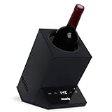 H.Koenig Vino LVX26, vino blanco, vino tinto, rosado, champán, hasta 9 cm de diámetro, temperatura ajustable de 5° a 18° celsius, control digital, potencia: 72 W