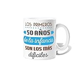 latostadora Taza Divertida para Regalar Los Primeros 50 Años De La Infancia - Tazas de café grandes, graciosas, bonitas para el desayuno - Regalos originales - 325 mL - ref. 5477537