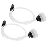 CLISPEED Tubo Sellador al Vacío: Accesorios 2 Piezas máquina de envasado al vacío Manguera accesoria para selladora al vacío tubo sellador de repuesto maquina para envasar envasadora al vacío