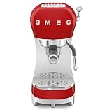 SMEG ECF02RDEU Máquina de café expreso Manual, Plastic, Rot