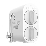 Waterdrop RO Sistema de Filtración de Agua por Ósmosis Inversa, 2271 Litros, 2:1 Puro a Drenaje, sin Tanque, Sistema de 7 Etapas, Listado la FCC, WD-G2P600-W
