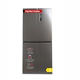 Corberó - Frigorífico 4 Puertas 421 L | CF4PH6830NFXMAD | Inverter | No Frost | Metal Back Cooling | Ice Maker | Display Puerta | Luz LED | Fresh Box | Crisper | 39 Db | Eficiencia Energética E, Plata