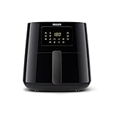 Philips Essential Conectada Airfryer XL, 6.2L, Freidora sin Aceite, Wi-Fi, Tecnología Rapid Air, 13 Funciones, Pantalla Táctil, HomeID App, Negro (HD9280/90)