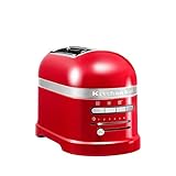 KitchenAid 5KMT2204EER - Tostadora, 1250 W, color rojo