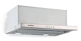 Hoover HT6360IN/1 Campana extractora de pared, telescópica, LED, Stainless steel
