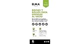 ELMA Pack 100 Bolsas Gofradas para Envasado al Vacío de Alimentos 15x30cm