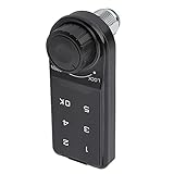 Seguridad Smart Lock Touch, Cerradura de Puerta de Entrada sin Llave, Cerradura Inteligente, Cerrojo Electrónico, Teclado con Pantalla Táctil, Impermeabilización para Hotel,(Installation size L=20)