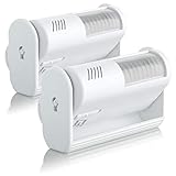 SEBSON 2X Sensor Movimiento con Alarma y con Sonido para Tiendas, Alarma Timbre, Alimentado por Batería, Alarma de Seguridad