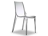 Scab - Vanity Chair Silla apilable, color transparente