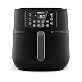 Philips Airfryer Serie 5000 XXL, WIFI, 7,2L (1,4Kg), Freidora De Aire con función 16 en 1, 90% Menos de grasa, Tecnología Rapid Air, Pantalla Digital, 8 preajustes, NutriU App con Recetas (HD9285/90)