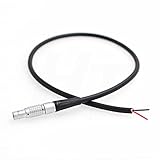 HangTon FGG.0B.302 - Cable de alimentación de 2 pines macho a cable volador para monitor de cámara Teradek/ARRI Alexa/RED de 45 cm