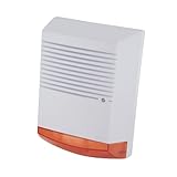 Sirena de alarma falsa con LED rojo intermitente