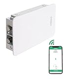 ARREGUI Kamo CI20B Cerradura de Seguridad Invisible para Puerta con Control por Smartphone | Antirrobo | Anti Okupas | Cerradura Electrónica para Puerta con Bluetooth | Cerrojo Interior | Blanco