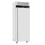 GGM Gastro Congelador ECO - 400 Litros - 420 W - Puerta Interior de Acero Inoxidable - 3 Estantes de Rejilla - Función de Descongelación Automática - Plata - TG400T1ND