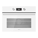 Teka HLC 8400 - Horno Compacto Multifunción de 45 cm, Urban Colors Edition, Sistema de Limpieza HydroClean PRO, 9 Funciones de Cocinado, Color Cristal Blanco