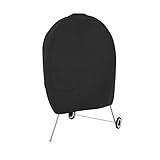 Amazon Basics - Funda para barbacoa americana redonda de carbón - Negro