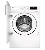Beko WITV 8712 XW0R - Lavadora de encastre, Clase Energetica C, 8kg/1400rpm, Display digital, Control Temperatura & Centrifugado, Inicio diferido 0-19h
