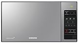 Samsung ME83X/XEC - Microondas sin Grill, 800 W, 23 Litros, 6 Niveles de Potencia, Interior Cerámico para Mayor Facilidad en la Limpieza, Color Negro