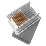 Guía de rebanadora de pan, máquina cortadora de pan, panificadora con bandeja para migas, ancho ajustable, herramienta de cocina para hornear para uso doméstico