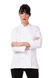 Cocinero obras Wccw Le Mans Basic Chef capa, blanco, 2 x -Large, BCW004-WHT-3XL