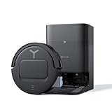 ECOVACS DEEBOT T80 Omni Robot Aspirador Fregasuelos, 18000 Pa, Auto Secado y Lavado Instantáneo con Agua a 40-75 °C, Mopa OZMO Roller, ZeroTangle 3.0 Antienredos, Negro